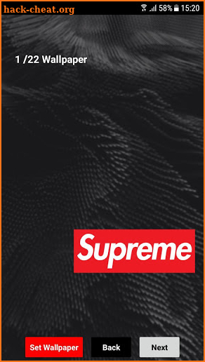 Wallpaper HD Supreme screenshot