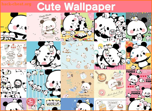 Wallpaper MOCHI MOCHI PANDA screenshot