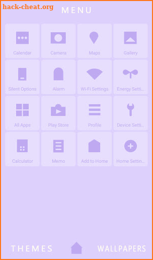 Wallpaper Simple Pastel Color (Lavender) Theme screenshot