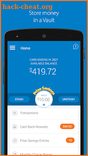 Walmart MoneyCard screenshot