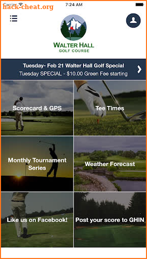 Walter Hall Golf Course screenshot