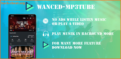 Wanced-Tube Mp3  | Block Ads screenshot