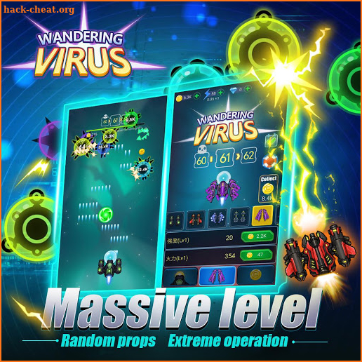 Wandering Virus—Space Shooting Game screenshot