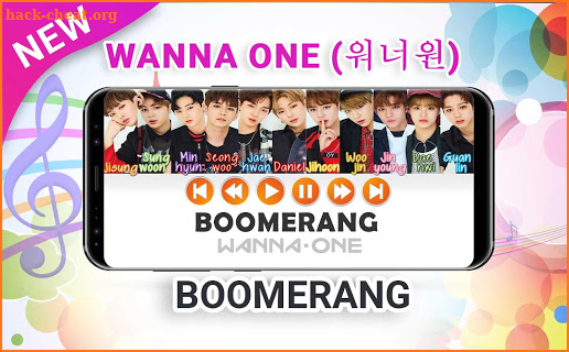 Wanna One BOOMERANG screenshot