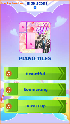 Wanna One Piano Tiles 2019 screenshot