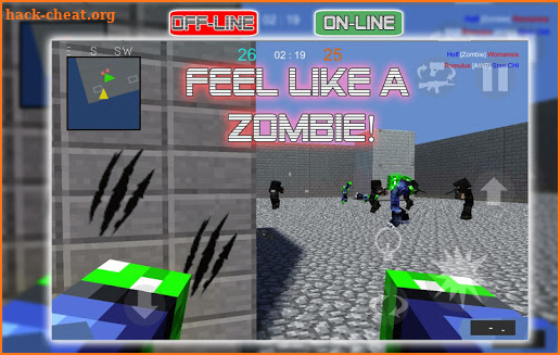 War Cube Online Offline Mobile Zombie Sniper Shoot screenshot