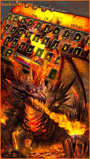 War of Fire Dragon Keyboard screenshot