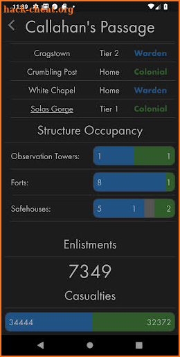 War Report for Foxhole screenshot