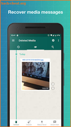 WARM - Recover deleted messages & status saver screenshot