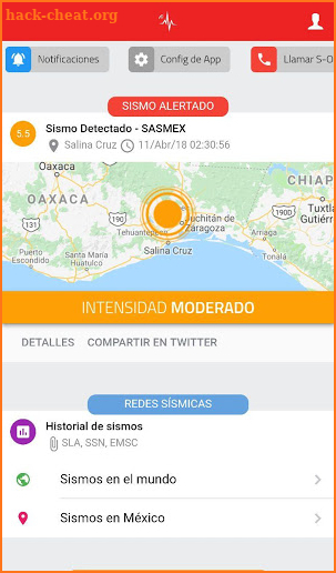 ⚠SafeLiveAlert: Alerta sísmica, ⛈Clima, Noticias📰 screenshot