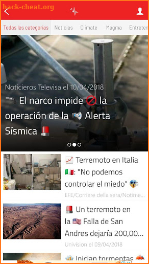 ⚠SafeLiveAlert: Alerta sísmica, ⛈Clima, Noticias📰 screenshot