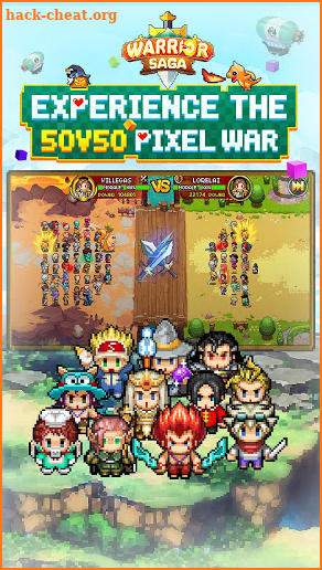 Warrior Saga: NO.1 Free Pixel MMORPG in 2018 screenshot