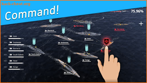 Warship Fleet Command : WW2 Naval War Game screenshot