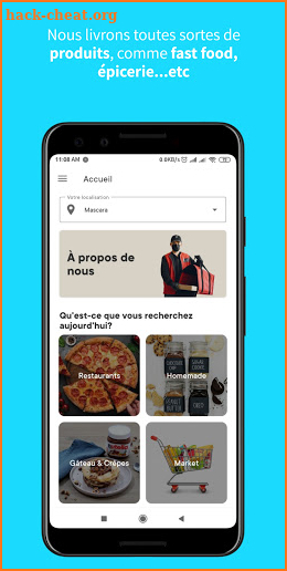 Wasali - Livraison de Repas, Courses et bien plus screenshot