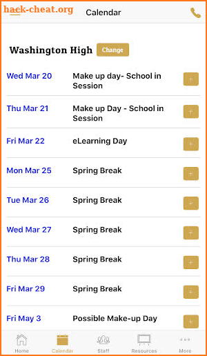 Washington Community Schools - Indiana screenshot