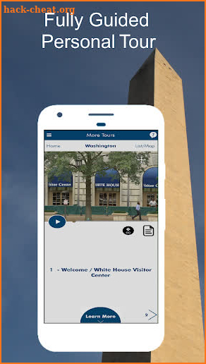 Washington DC Monuments Walking Audio GPS Tour screenshot
