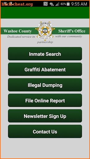 Washoe County Sheriff screenshot