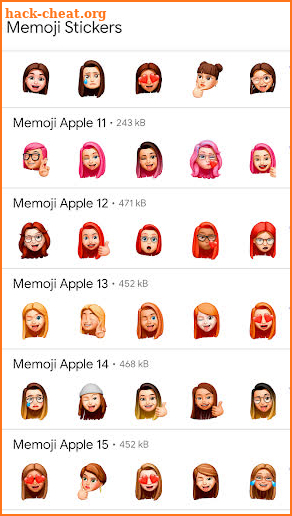 WASticker -3D Emojis Stickers screenshot