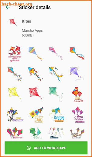 WASticker-Makar Sankranti Stickers for WhatsApp screenshot