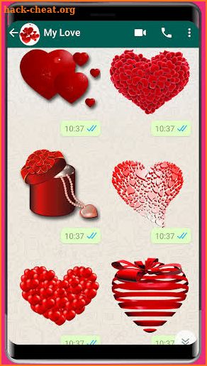 💕WAStickerApps Amor Stickers de Amor 2019 screenshot