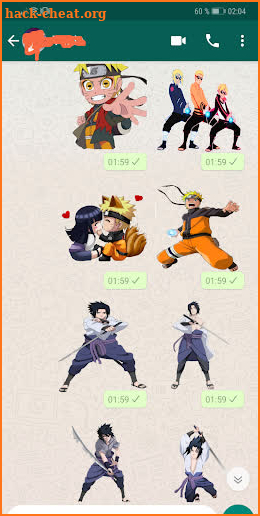 WAStickerApps Anime Stickers screenshot