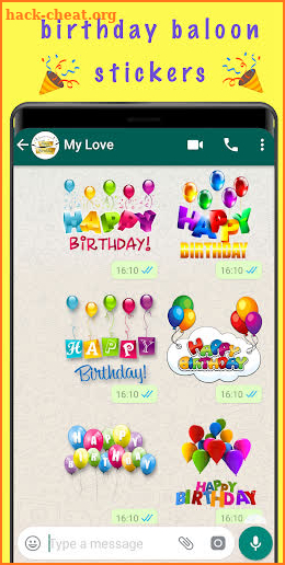 WAStickerApps Birthday 🎂 Happy Birthday Stickers screenshot