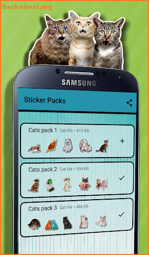 WAStickerApps Cats screenshot