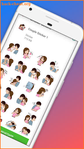 WAStickerApps Couple Love Stickers screenshot