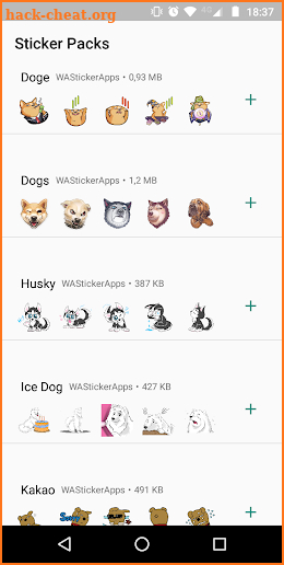 🐶 WAStickerApps - Cute dogs and puppies screenshot