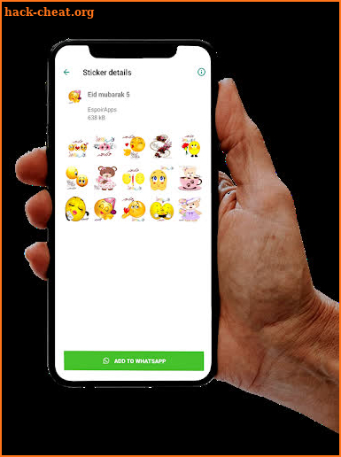 WAstickerapps Eid Mubarak Stickers for WhatsApp screenshot