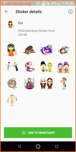 WAStickerApps Eid Sticker Pack screenshot