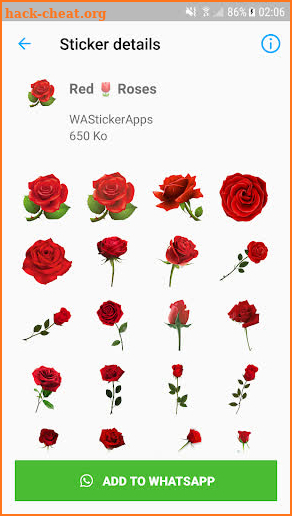 WAStickerApps - Flowers 🌹 Roses screenshot