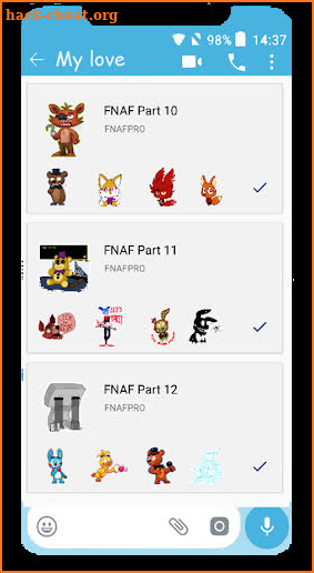 WAStickerApps Fnaf for WhatsApp screenshot