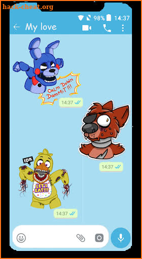 WAStickerApps Fnaf for WhatsApp screenshot