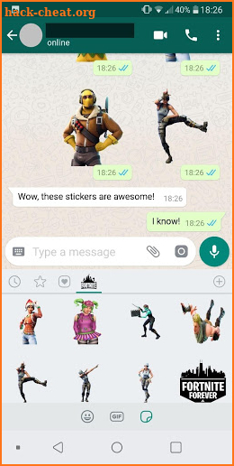 WAStickerApps - Fortnite Stickers screenshot