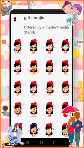 WAStickerApps Girly m screenshot