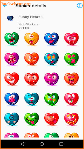 WAStickerApps Heart screenshot