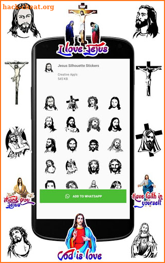 WAStickerApps - Jesus Stickers screenshot