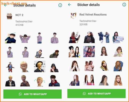 WAStickerApps Korean KPOP Idol for Whatsapp screenshot