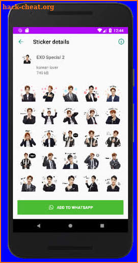 WAStickerApps Kpop Idol Sticker screenshot