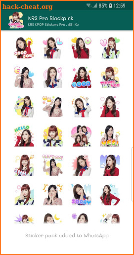 WAStickerApps KPop Sticker Pro for WhatsApp screenshot