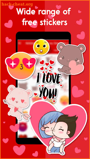 WAStickerApps - Love, friendship and affection screenshot