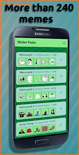 WAStickerApps Memes screenshot