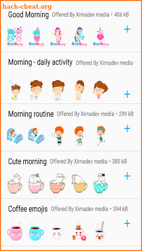 WAStickerApps Morning screenshot