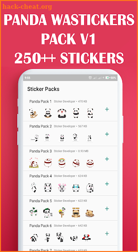 WAStickerApps : Panda Stickers for WhatsApp screenshot