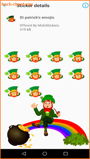 WAStickerApps Saint Patrick's Day screenshot