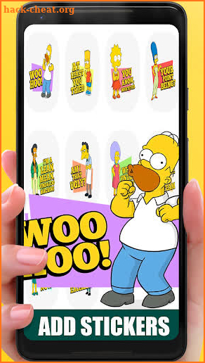 WAStickerApps simpson screenshot