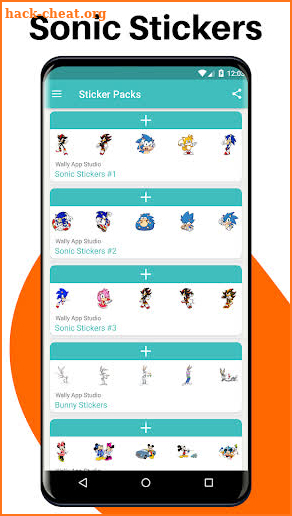 WAStickerApps - Sonic Stickers for WhatsApp 2020 screenshot