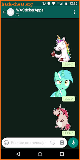 🦄 WAStickerApps Unicorn Kawaii screenshot