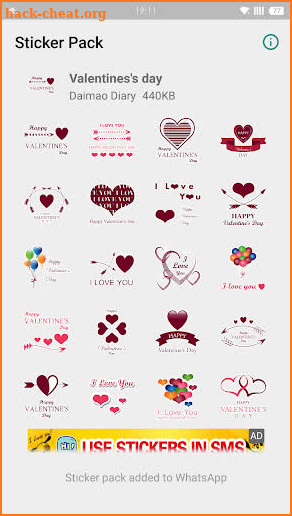 WAStickerapps - Valentines's day screenshot